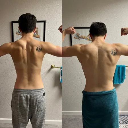 a fighter's before and after, from the momo[muscle] hall of fame
