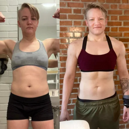 a fighter's before and after, from the momo[muscle] hall of fame