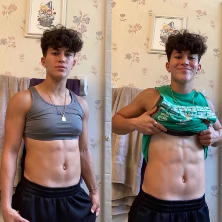 a fighter's before and after, from the momo[muscle] hall of fame