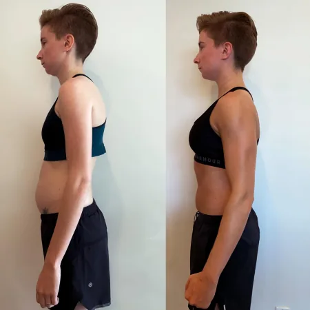 a fighter's before and after, from the momo[muscle] hall of fame