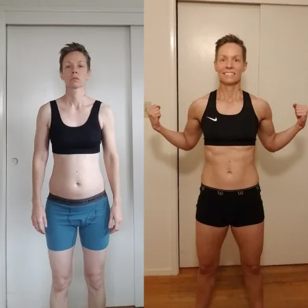 a fighter's before and after, from the momo[muscle] hall of fame